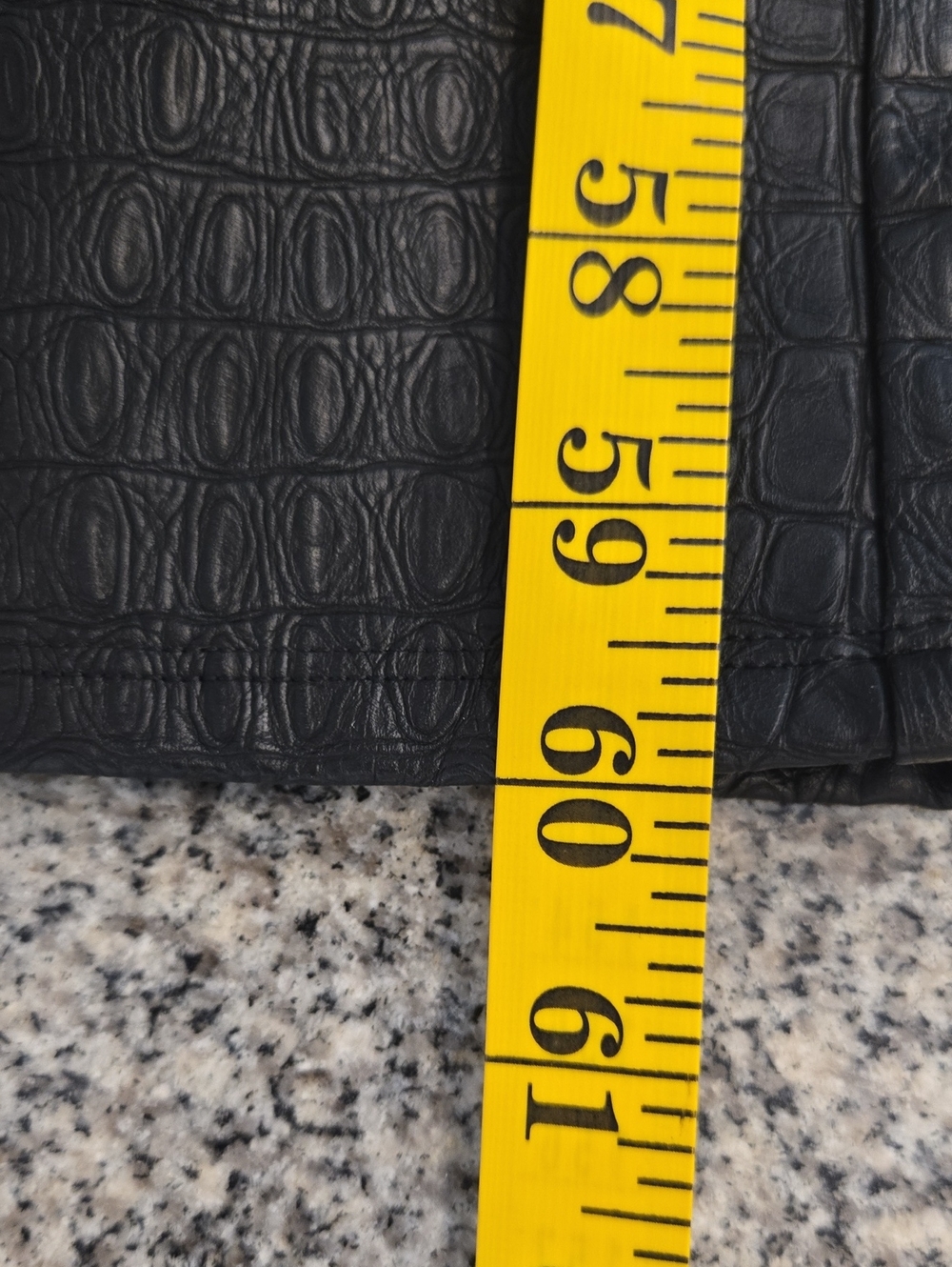 Naked Wardrobe Croc Embossed Faux Leather Body-Con Dress Maxi Stretch Sz S NWOT - Picture 11 of 14